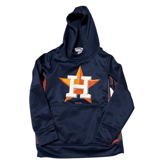 Houston Astros Blue Hoodie Size XS 6/7 - Picture 1 of 3